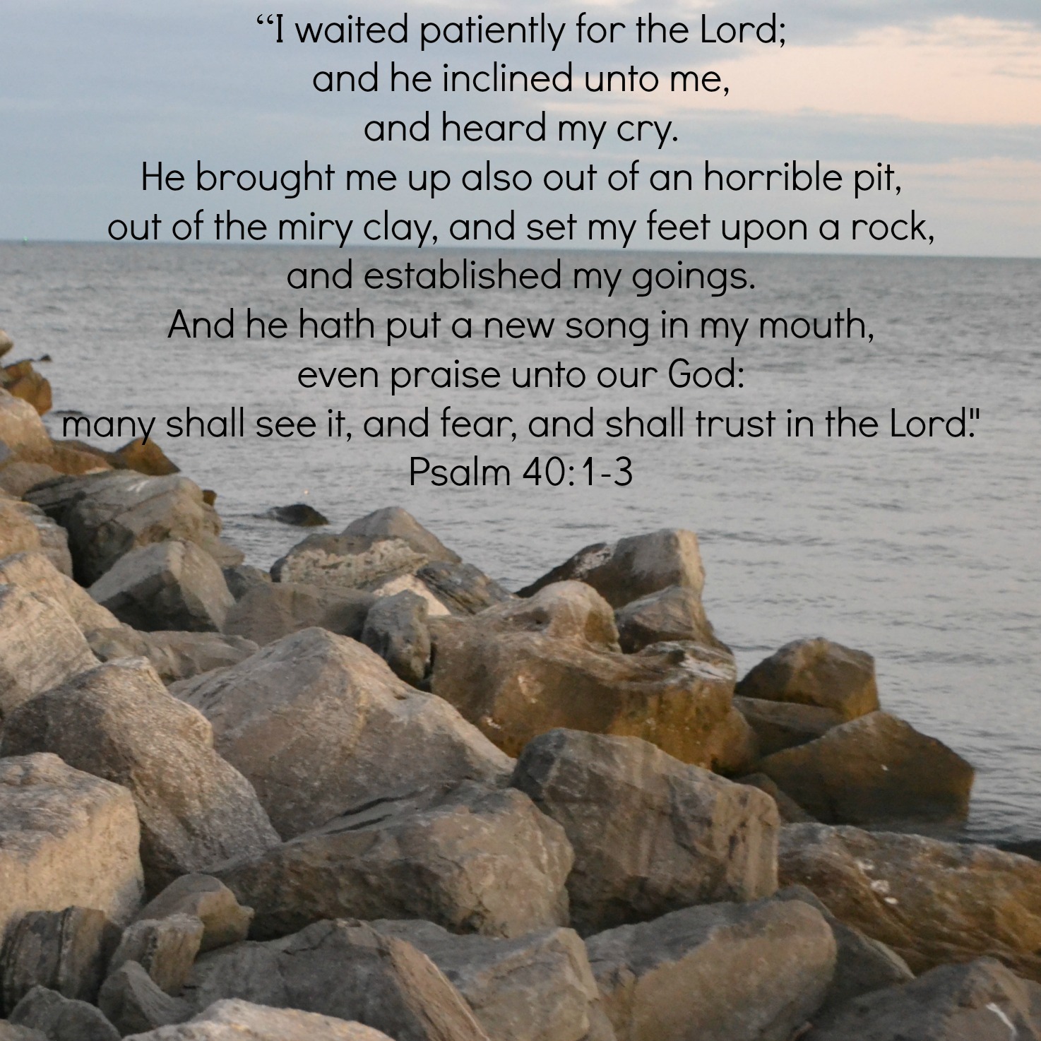 Psalm 40 image