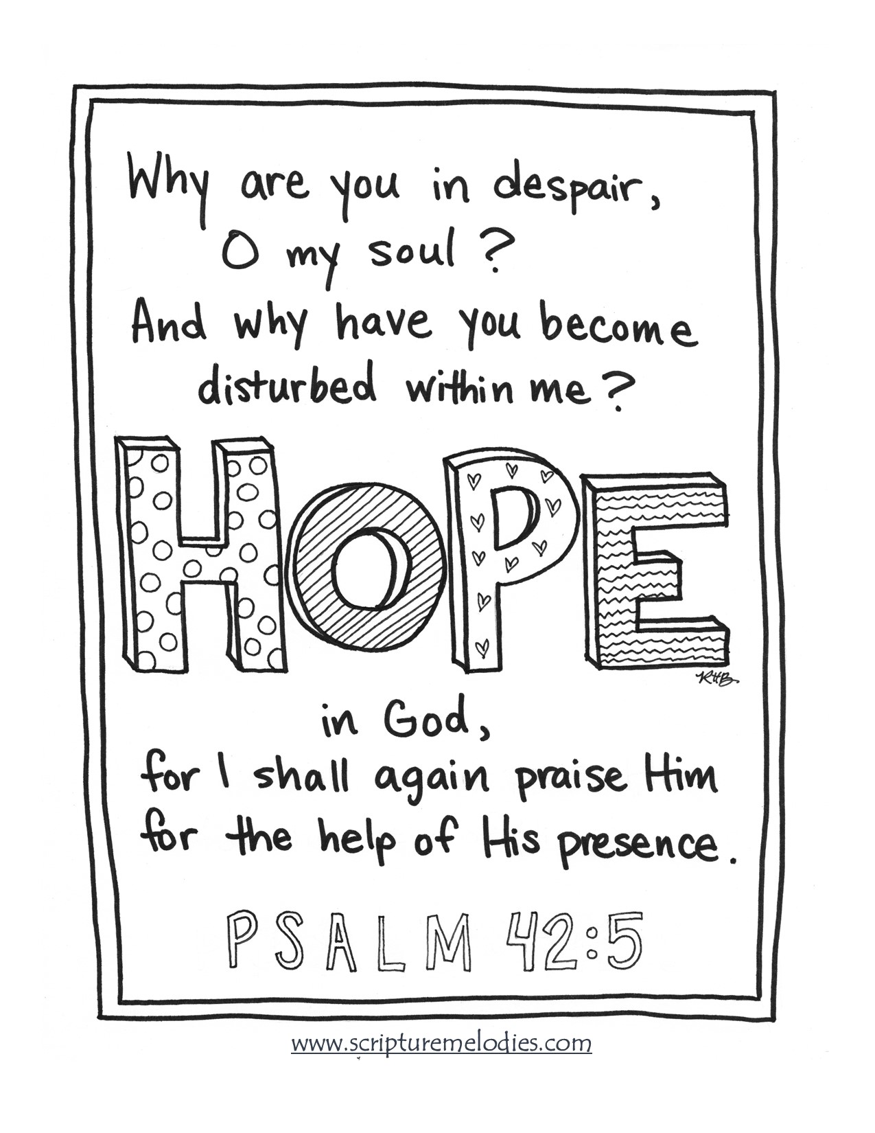 psalm-42-coloring-page